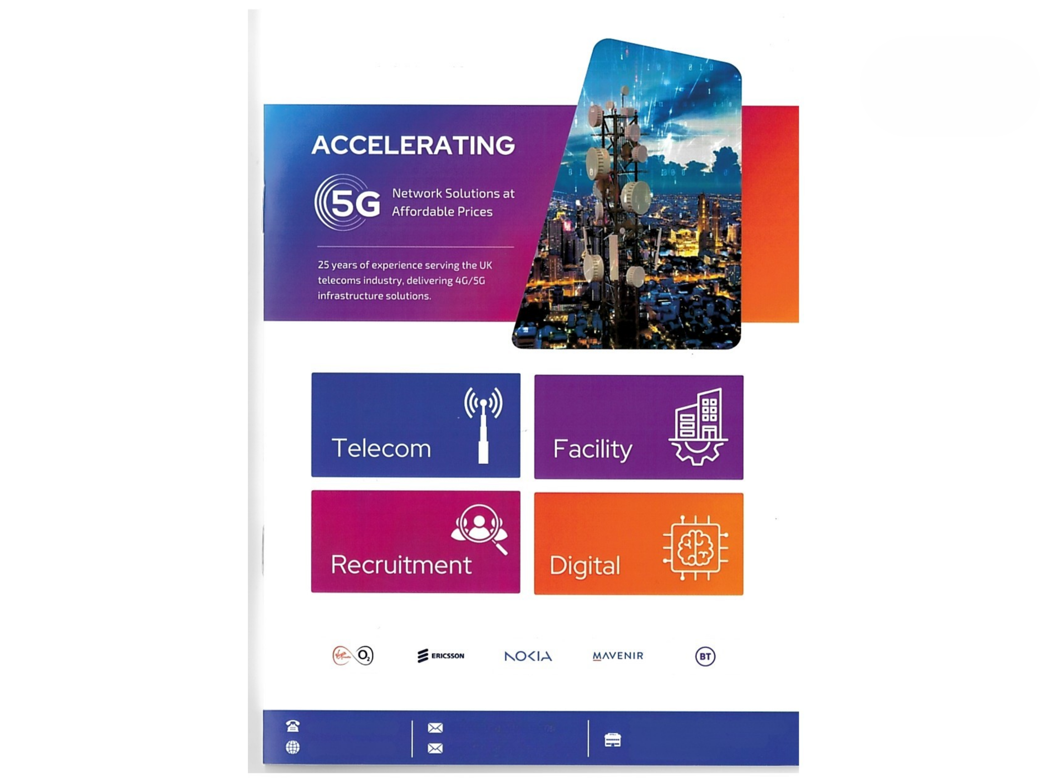 Modern pamphlet design portfolio by Genesis Digitech