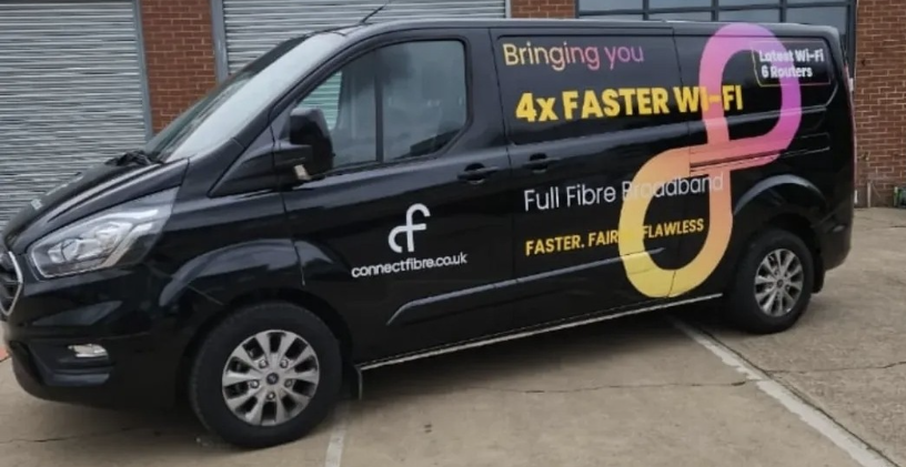 Custom van branding and graphics design by Genesis Digitech