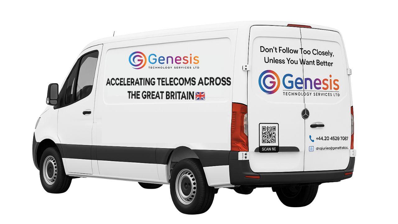 Professional van design for corporate branding and promotion