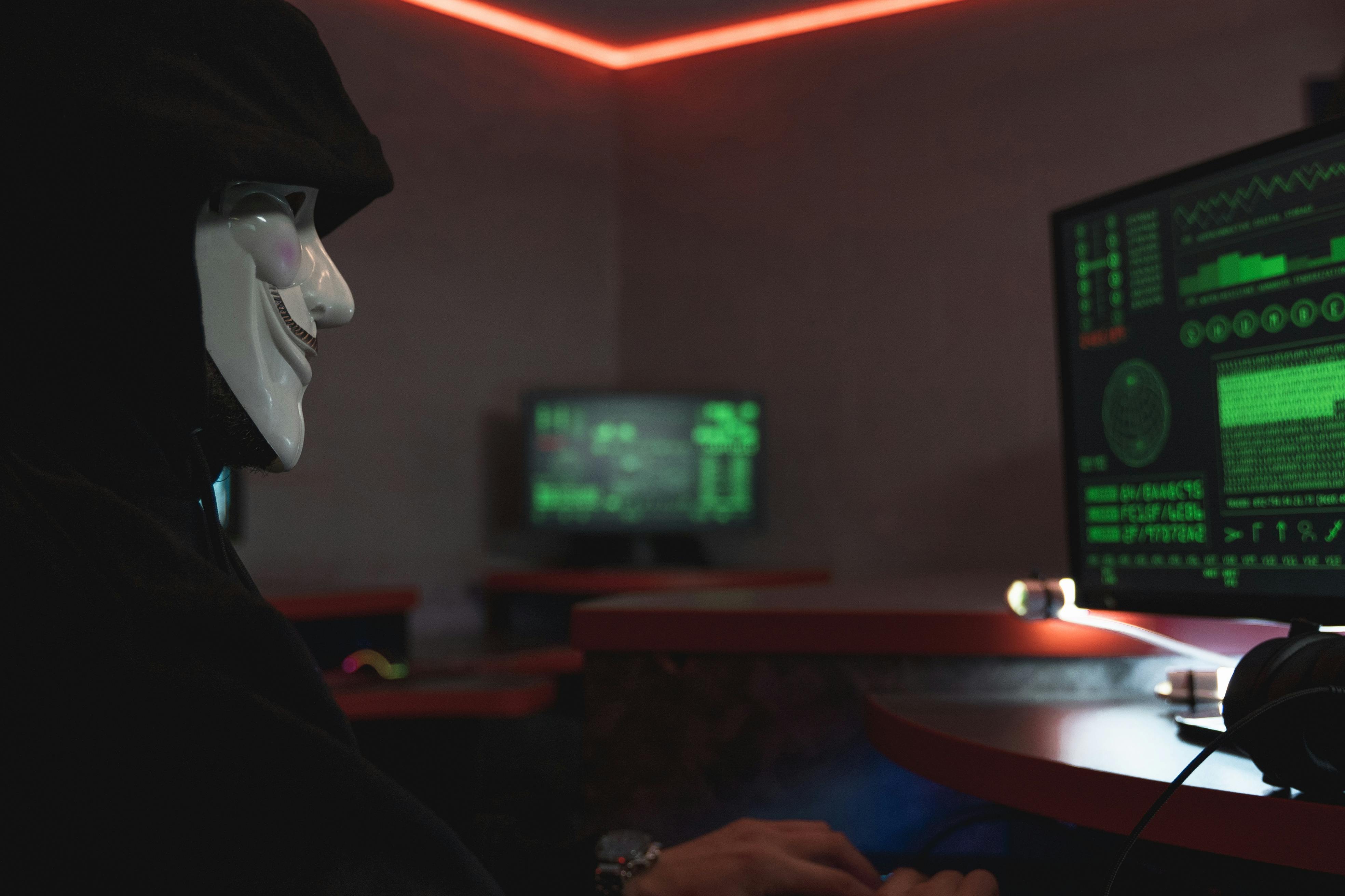 AI-powered cyber attack targeting business IT systems
